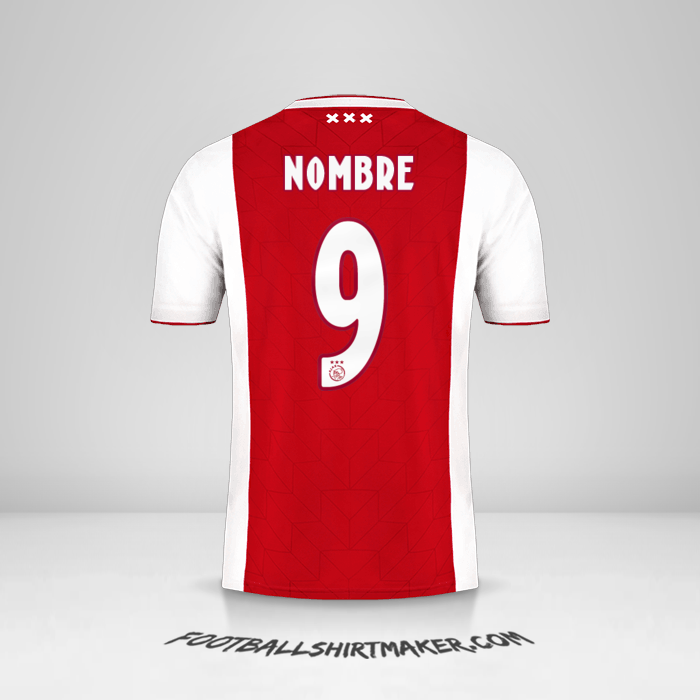 Jersey AFC Ajax 2018/19 -  nombre - 9