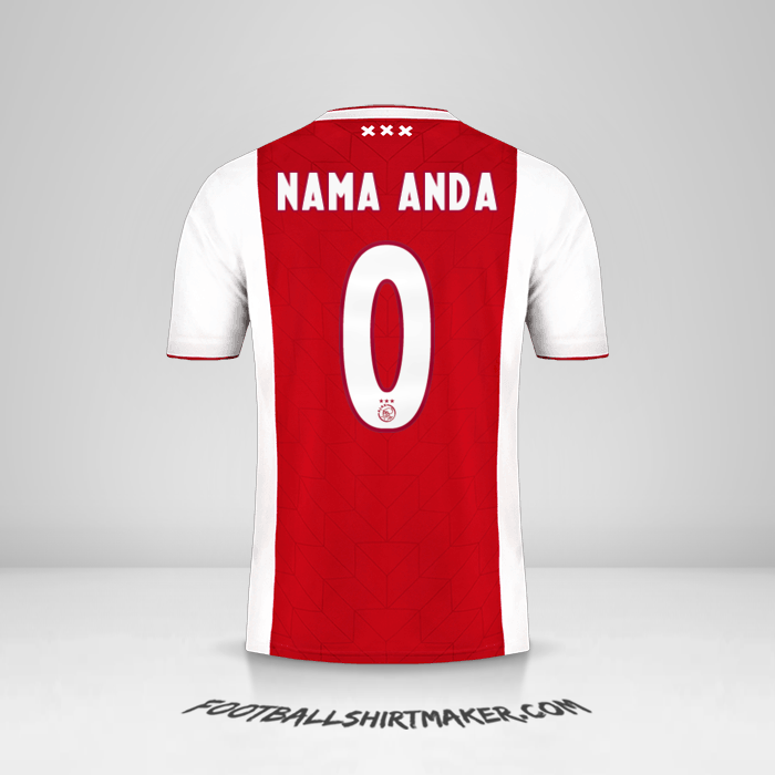 Jersey AFC Ajax 2018/19 -  nama anda - 0