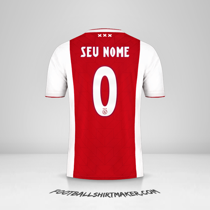 Camisa AFC Ajax 2018/19 -  seu nome - 0