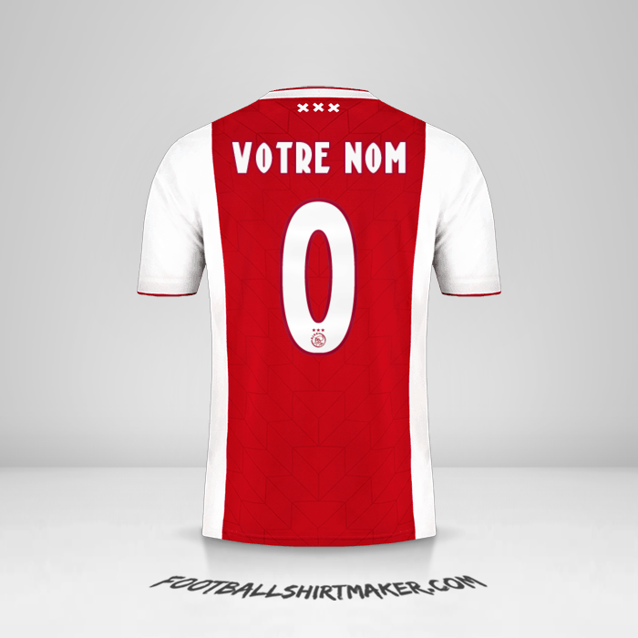 Maillot AFC Ajax 2018/19 -  votre nom - 0