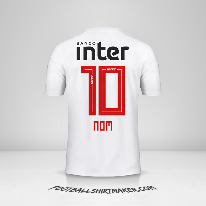 Maillot Sao Paulo FC 2019/20 -  nom - 10