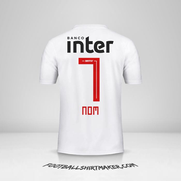 Maillot Sao Paulo FC 2019/20 -  nom - 7