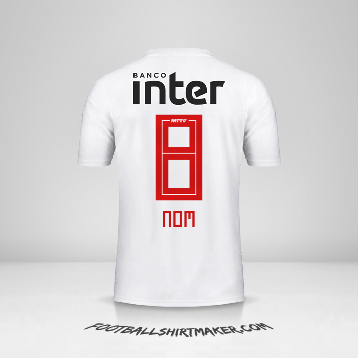 Maillot Sao Paulo FC 2019/20 -  nom - 8