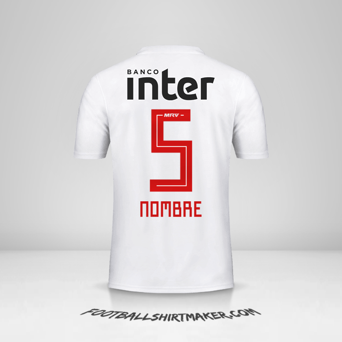 Camiseta Sao Paulo FC 2019/20 -  nombre - 5