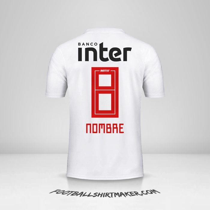Camiseta Sao Paulo FC 2019/20 -  nombre - 8