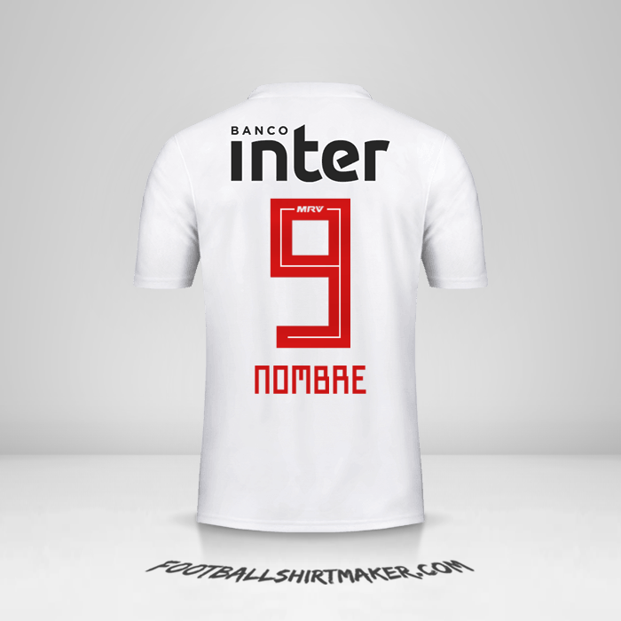 Jersey Sao Paulo FC 2019/20 -  nombre - 9