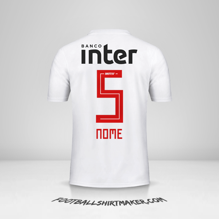 Camisola Sao Paulo FC 2019/20 -  nome - 5