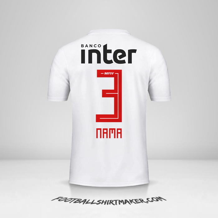 Jersey Sao Paulo FC 2019/20 -  nama - 3