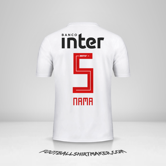 Jersey Sao Paulo FC 2019/20 -  nama - 5