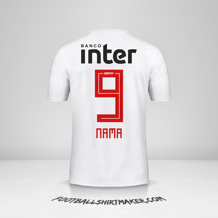 Jersey Sao Paulo FC 2019/20 -  nama - 9