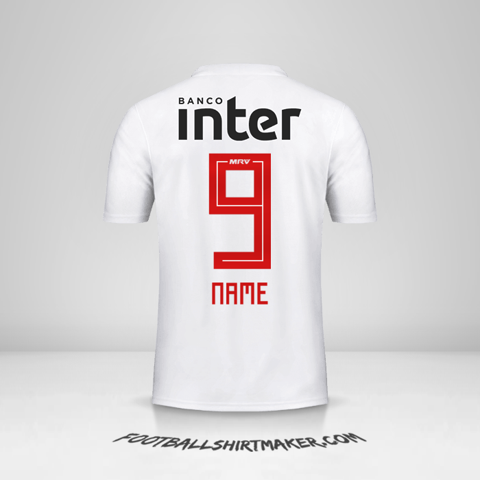 Jersey Sao Paulo FC 2019/20 -  name - 9