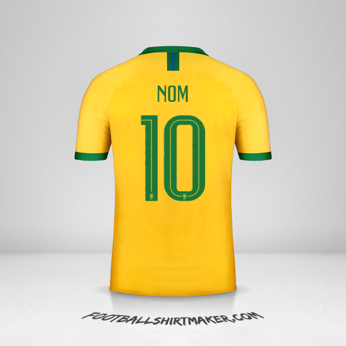 Maillot Brésil 2019 -  nom - 10