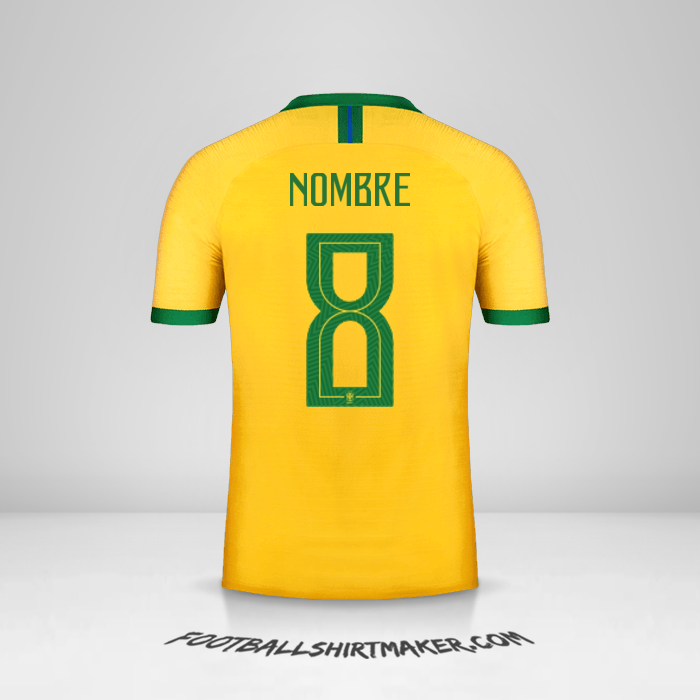 Jersey Brasil 2019 -  nombre - 8