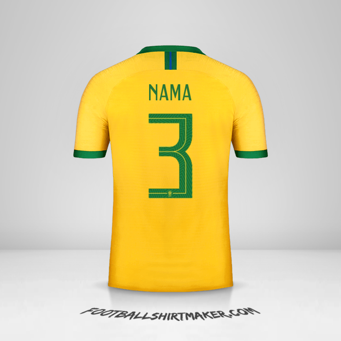 Jersey Brasil 2019 -  nama - 3
