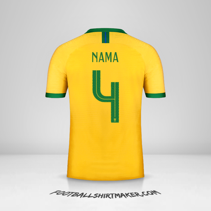 Jersey Brasil 2019 -  nama - 4