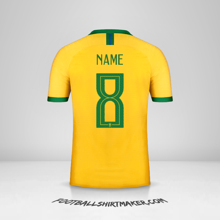 Shirt Brazil 2019 -  name - 8