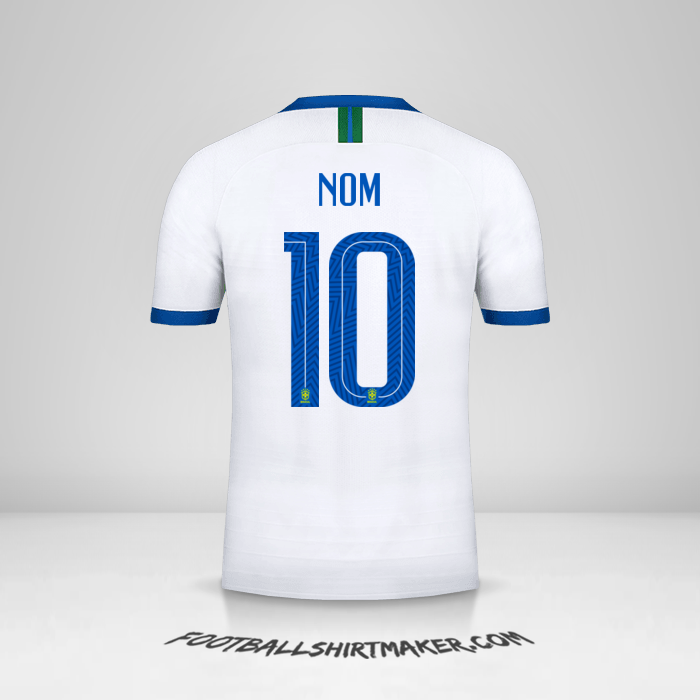 Maillot Brésil 2019 Troisième -  nom - 10