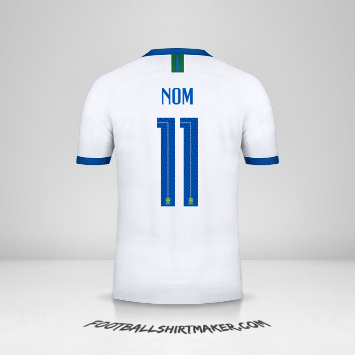 Maillot Brésil 2019 Troisième -  nom - 11