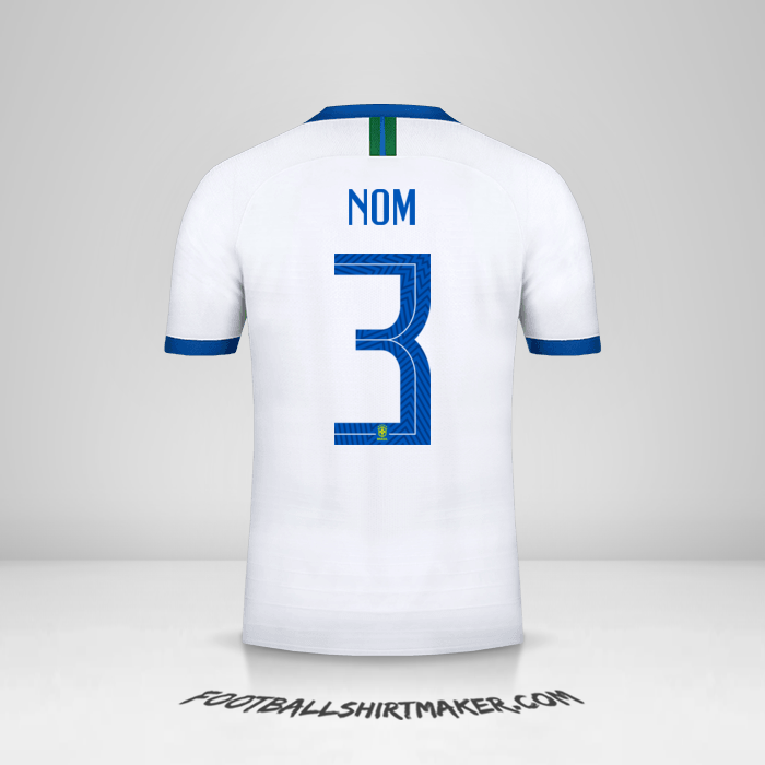 Maillot Brésil 2019 Troisième -  nom - 3