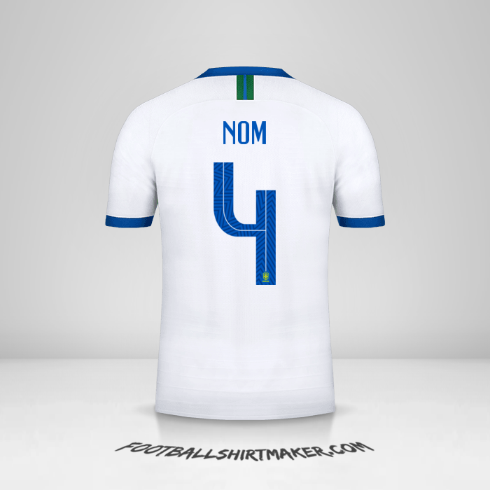 Maillot Brésil 2019 Troisième -  nom - 4