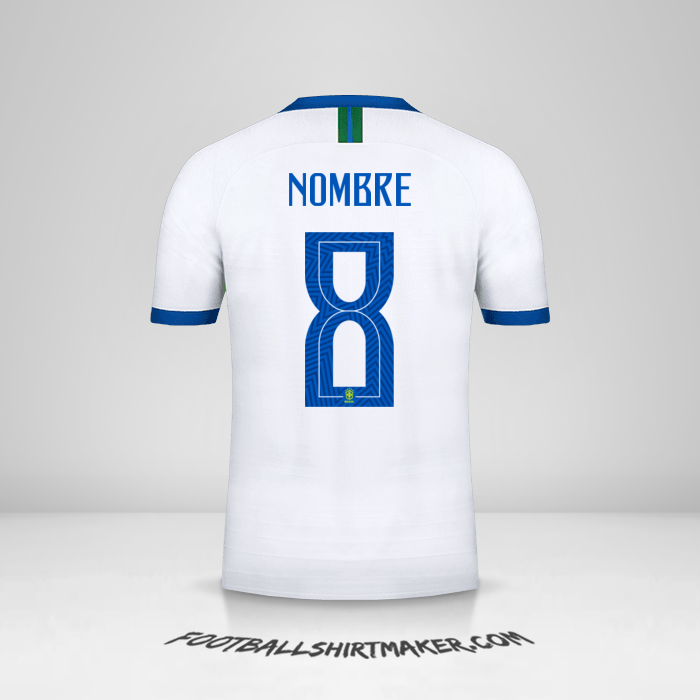 Jersey Brasil 2019 Tercera -  nombre - 8