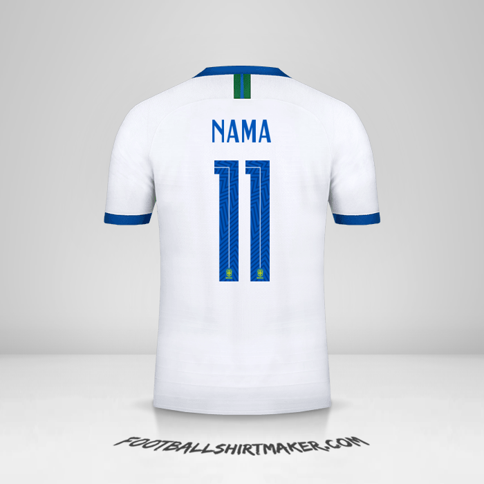 Jersey Brasil 2019 Ketiga -  nama - 11