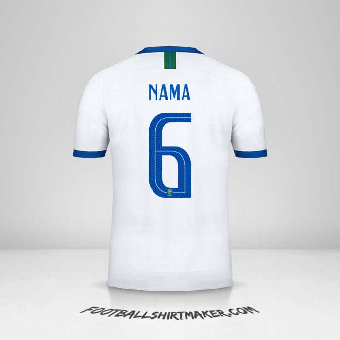 Jersey Brasil 2019 Ketiga -  nama - 6