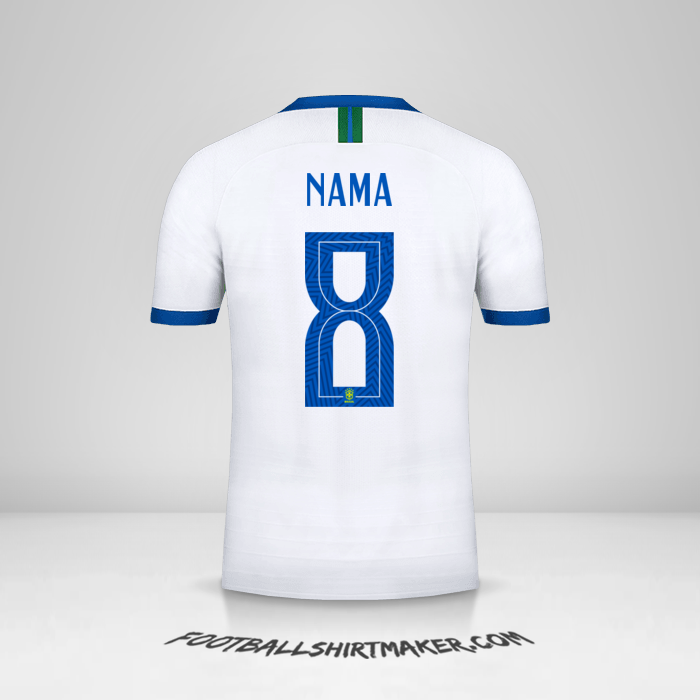 Jersey Brasil 2019 Ketiga -  nama - 8