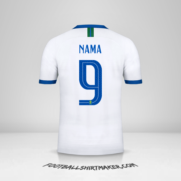 Jersey Brasil 2019 Ketiga -  nama - 9