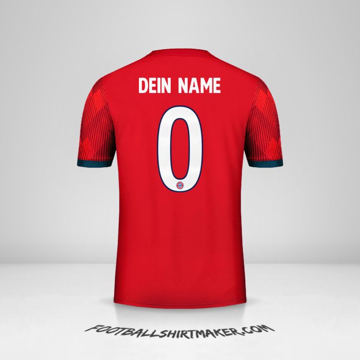 Trikot FC Bayern Munchen Cup 2018/19 -  dein name - 0