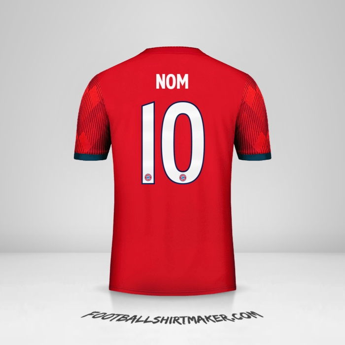Maillot FC Bayern Munchen Cup 2018/19 -  nom - 10