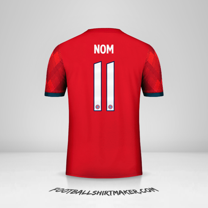 Maillot FC Bayern Munchen Cup 2018/19 -  nom - 11