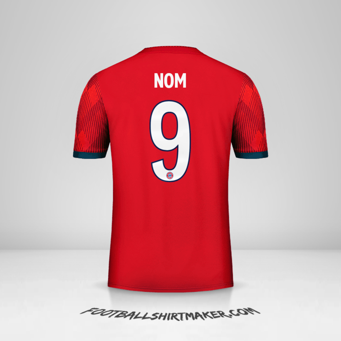 Maillot FC Bayern Munchen Cup 2018/19 -  nom - 9