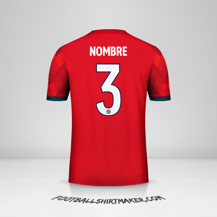 Jersey FC Bayern Munchen Cup 2018/19 -  nombre - 3