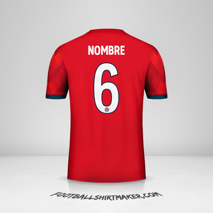 Jersey FC Bayern Munchen Cup 2018/19 -  nombre - 6