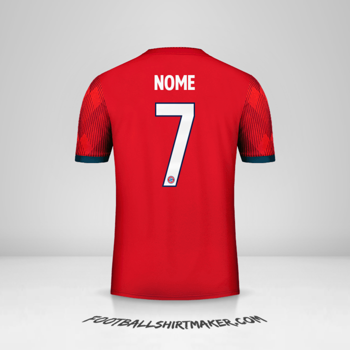Camisa FC Bayern Munchen Cup 2018/19 -  nome - 7