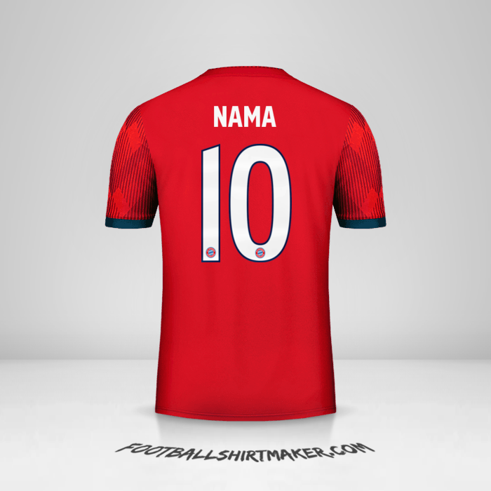 Jersey FC Bayern Munchen Cup 2018/19 -  nama - 10