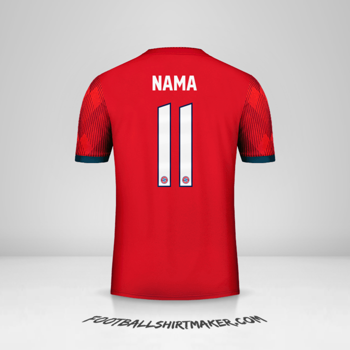 Jersey FC Bayern Munchen Cup 2018/19 -  nama - 11