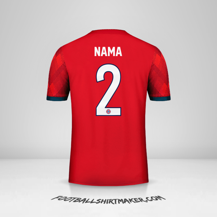 Jersey FC Bayern Munchen Cup 2018/19 -  nama - 2