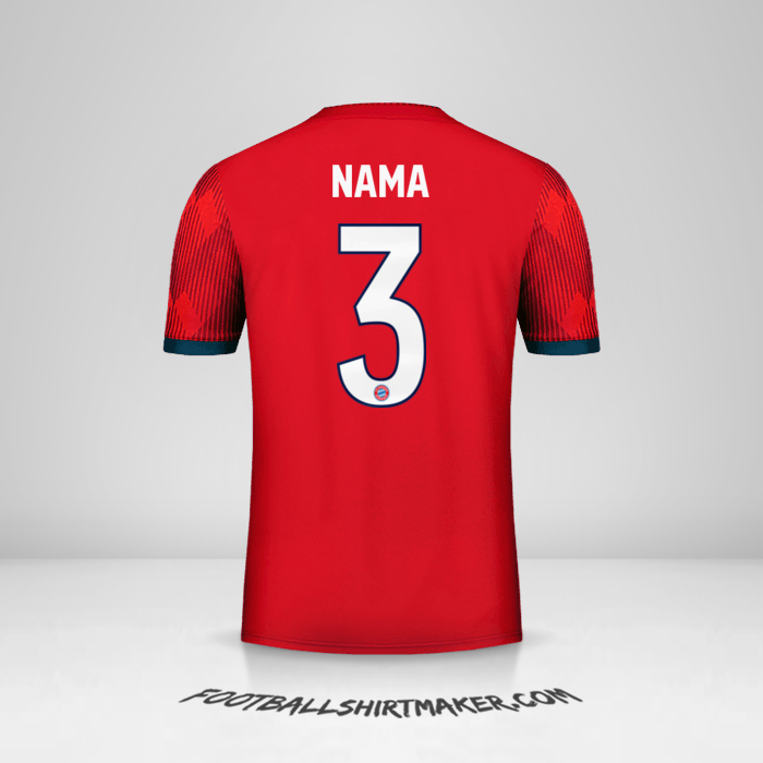 Jersey FC Bayern Munchen Cup 2018/19 -  nama - 3