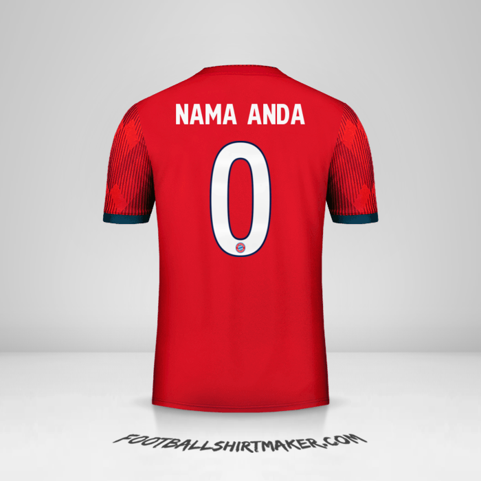 Jersey FC Bayern Munchen Cup 2018/19 -  nama anda - 0
