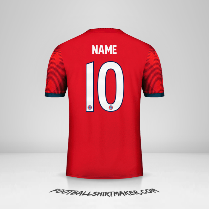 Shirt FC Bayern Munchen Cup 2018/19 -  name - 10