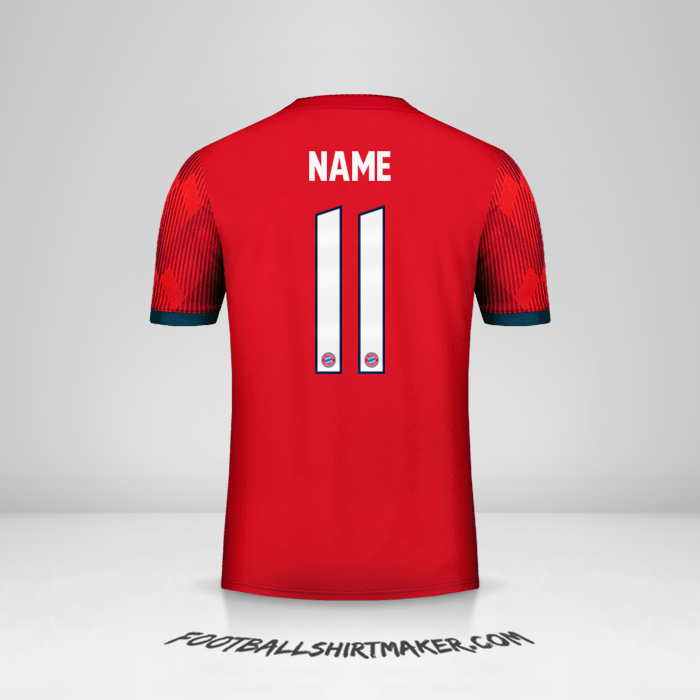 Jersey FC Bayern Munchen Cup 2018/19 -  name - 11