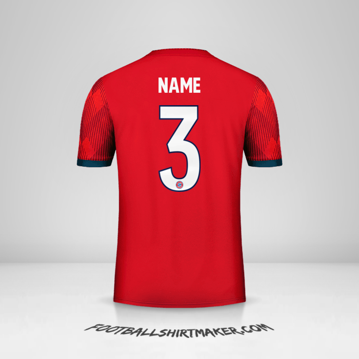 Shirt FC Bayern Munchen Cup 2018/19 -  name - 3
