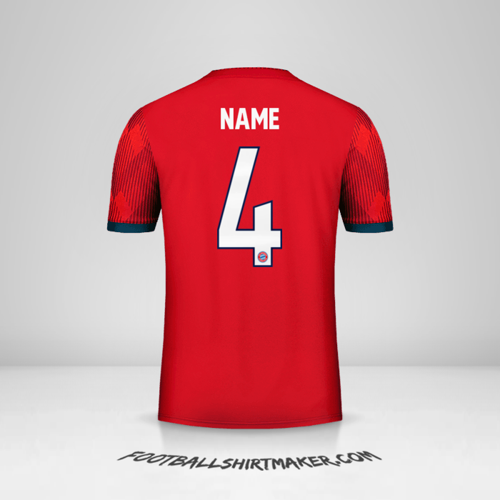 Shirt FC Bayern Munchen Cup 2018/19 -  name - 4