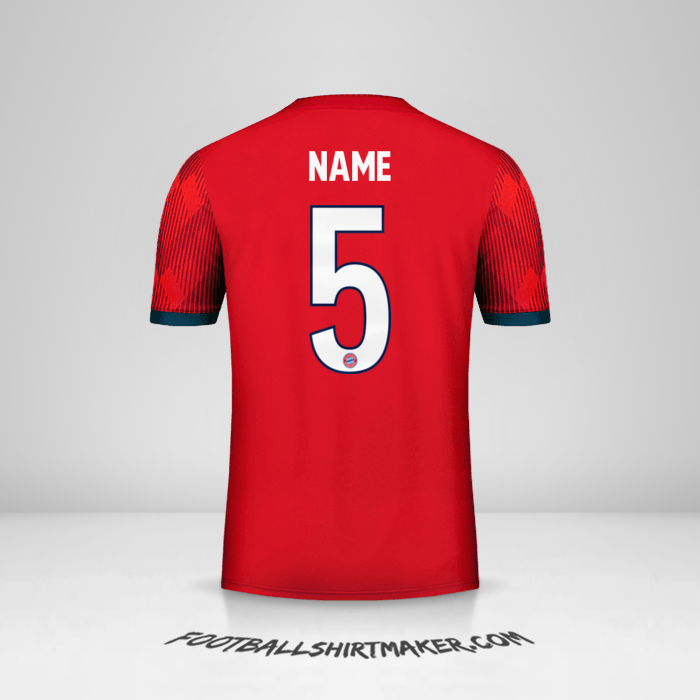 Trikot FC Bayern Munchen Cup 2018/19 -  name - 5
