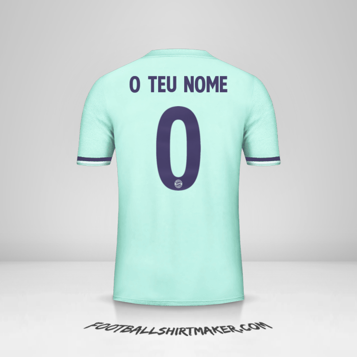 Camisola FC Bayern Munchen Cup 2018/19 II -  o teu nome - 0