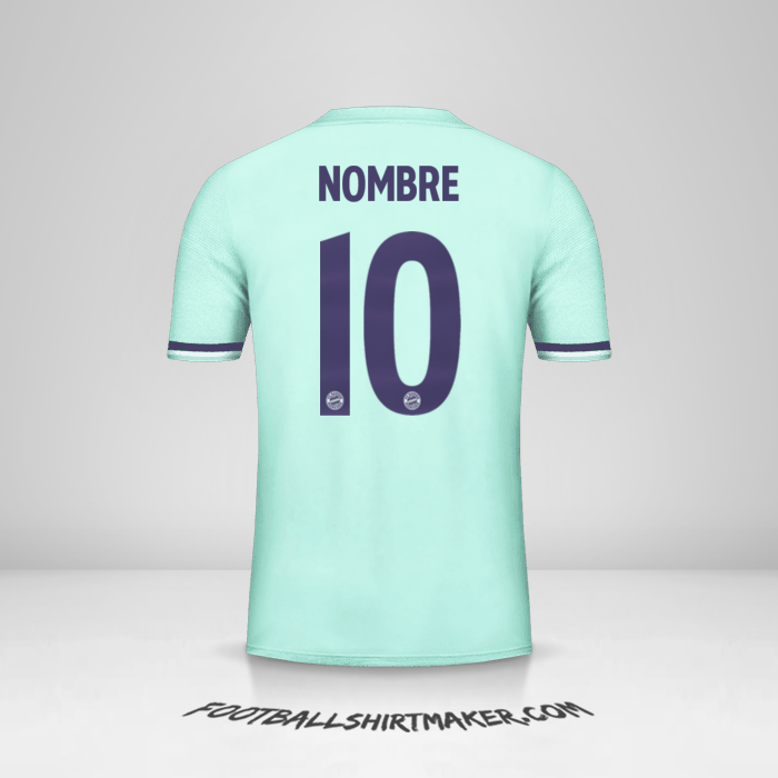 Jersey FC Bayern Munchen Cup 2018/19 Visita -  nombre - 10