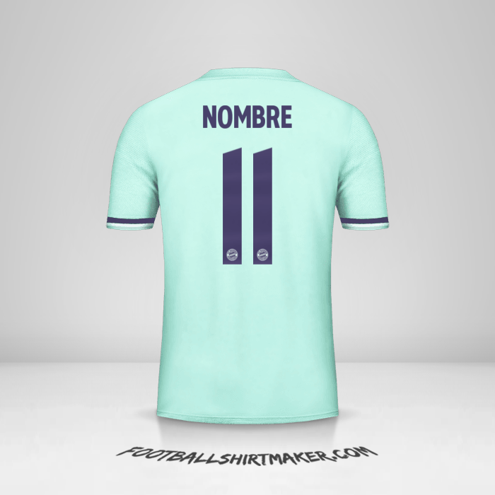 Camiseta FC Bayern Munchen Cup 2018/19 Visita -  nombre - 11