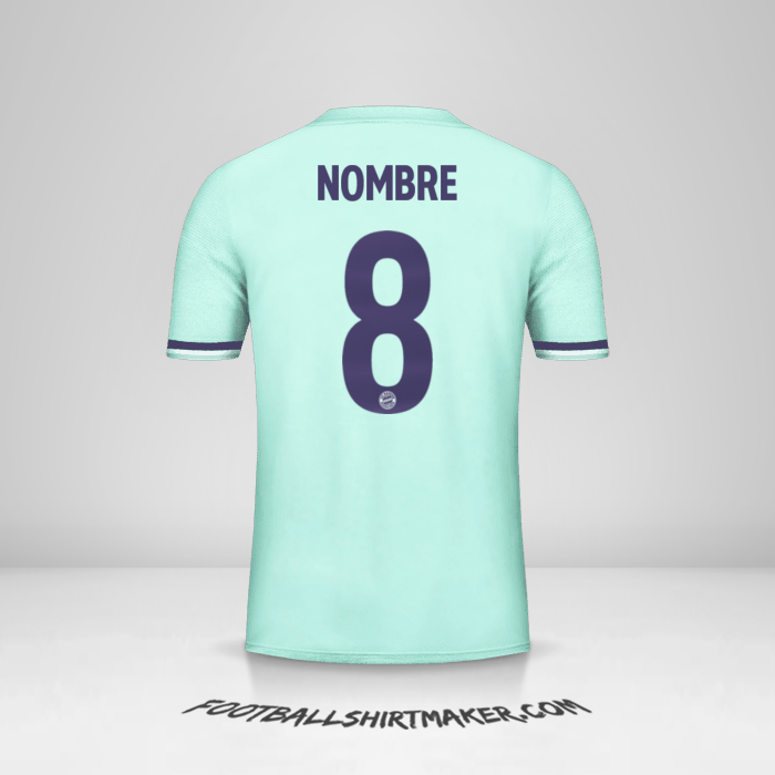 Jersey FC Bayern Munchen Cup 2018/19 Visita -  nombre - 8